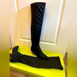 NWT Black Over the Knee Boots by Gianni Bini size 10M